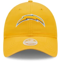 Casquette ajustable 9TWENTY Gold Los Angeles Chargers pour femme New Era Core Classic 2.0