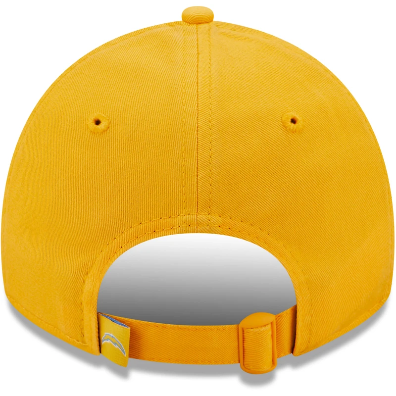 Casquette ajustable 9TWENTY Gold Los Angeles Chargers pour femme New Era Core Classic 2.0