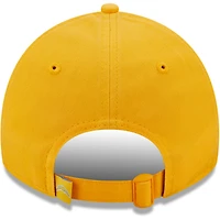 Casquette ajustable 9TWENTY Gold Los Angeles Chargers pour femme New Era Core Classic 2.0