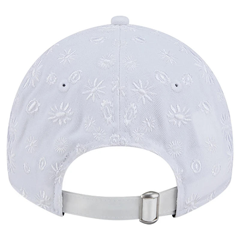 Women's New Era White Los Angeles Chargers Floral 9TWENTY Adjustable Hat