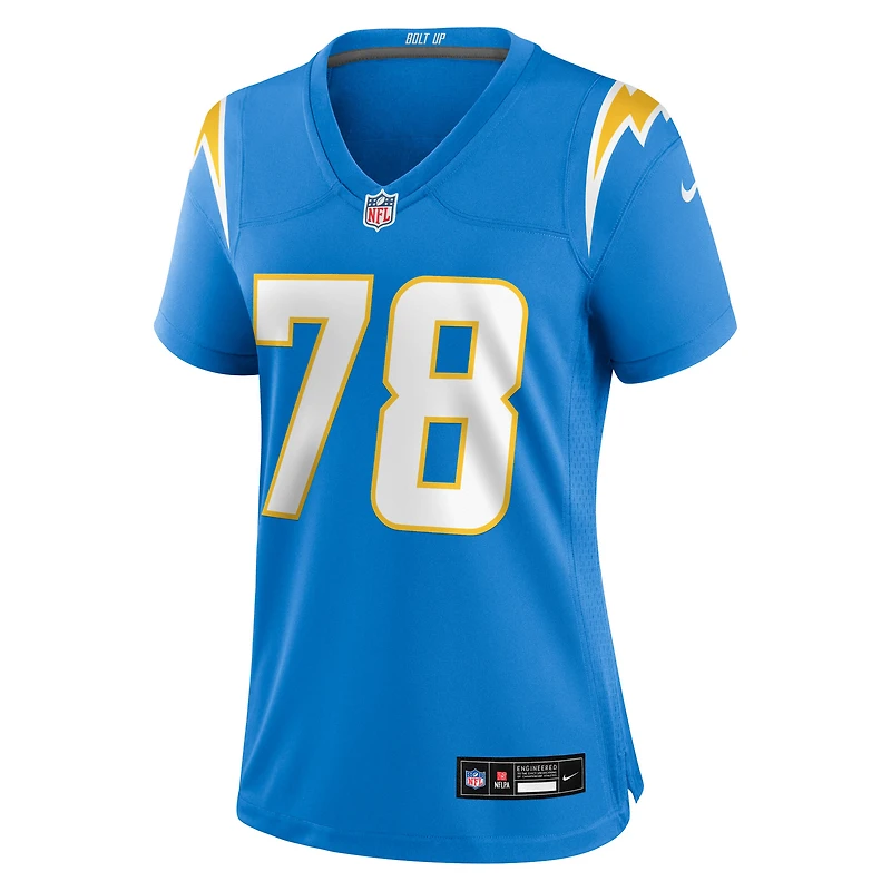 Women's Nike Andre James  Powder Blue Los Angeles Chargers Team Game Jersey