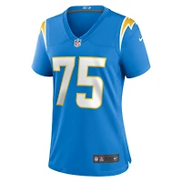 Maillot de match Nike Bradley Bozeman des Chargers Los Angeles pour femme, bleu poudre