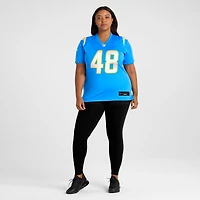 Women's Nike Bud Dupree  Powder Blue Los Angeles Chargers Team Game Jersey