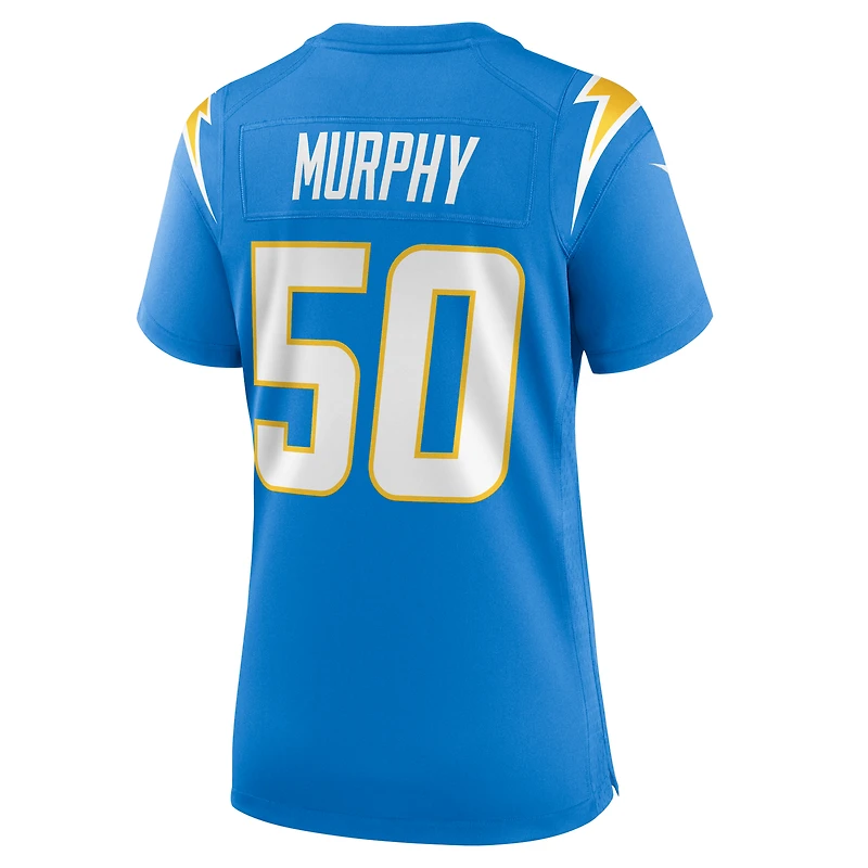 Women's Nike Caleb Murphy  Powder Blue Los Angeles Chargers Team Game Jersey