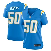 Maillot Nike Caleb Murphy bleu poudre pour femme des Los Angeles Chargers