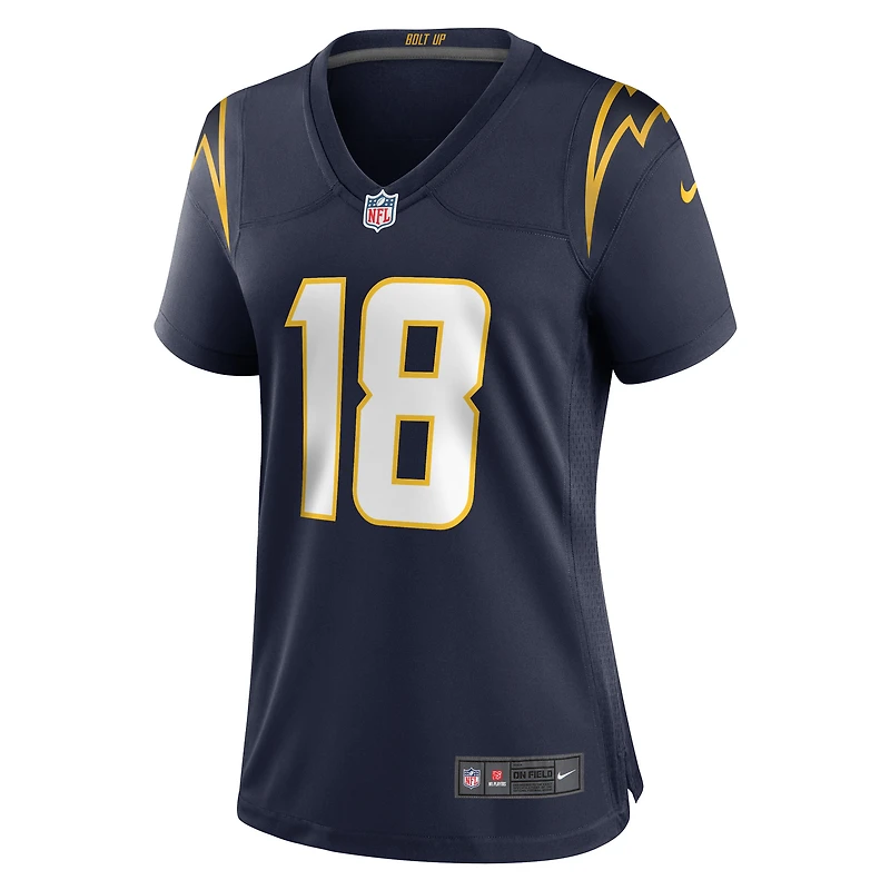 Maillot de joueur retraité Nike Charlie Joiner pour femme des Chargers Los Angeles, bleu marine