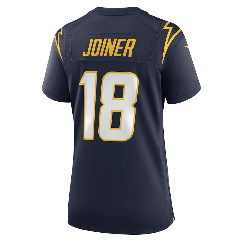 Maillot de joueur retraité Nike Charlie Joiner pour femme des Chargers Los Angeles, bleu marine