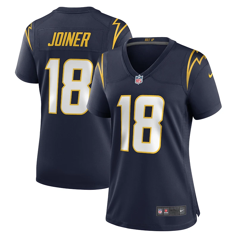 Maillot de joueur retraité Nike Charlie Joiner pour femme des Chargers Los Angeles, bleu marine
