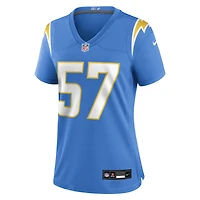 Maillot Nike Clelin Ferrell bleu poudre pour femme des Los Angeles Chargers