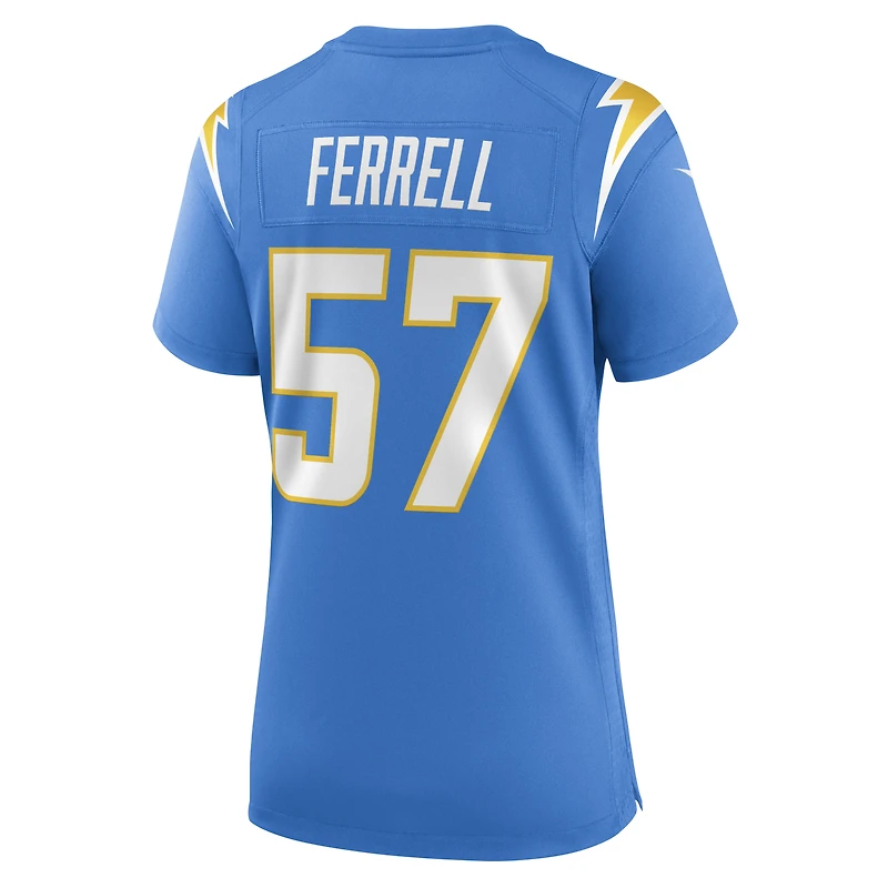 Women's Nike Clelin Ferrell  Powder Blue Los Angeles Chargers Team Game Jersey