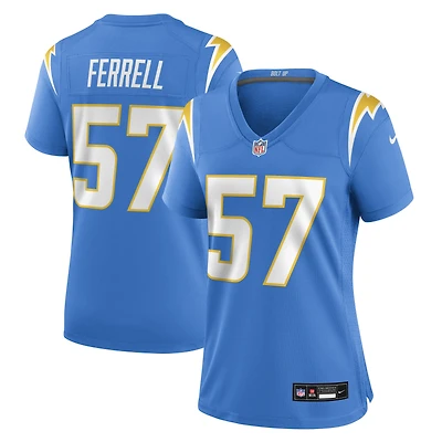 Women's Nike Clelin Ferrell  Powder Blue Los Angeles Chargers Team Game Jersey