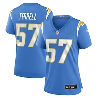 Women's Nike Clelin Ferrell  Powder Blue Los Angeles Chargers Team Game Jersey