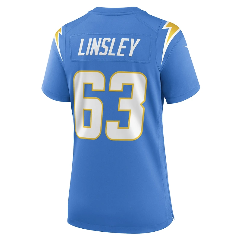Women's Nike Corey Linsley Powder Blue Los Angeles Chargers Game Player Jersey
