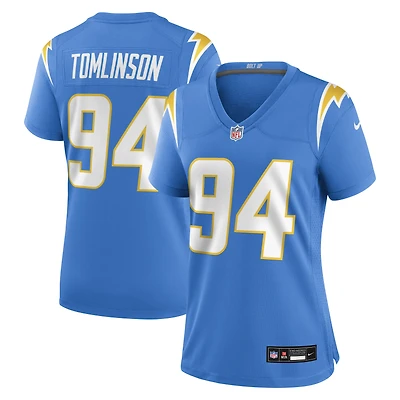 Women's Nike Dalvin Tomlinson Powder Blue Los Angeles Chargers Team Game Jersey
