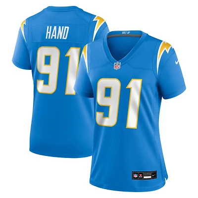 Women's Nike Da'Shawn Hand  Powder Blue Los Angeles Chargers Team Game Jersey