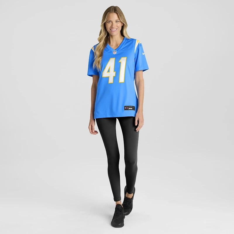 Maillot de match Nike Eli Apple Powder Blue Los Angeles Chargers pour femme