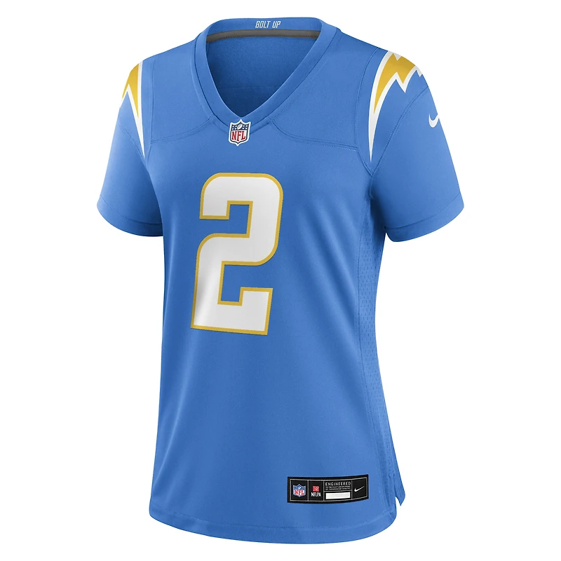 Women's Nike Elijah Molden Powder Blue Los Angeles Chargers Team Game Jersey
