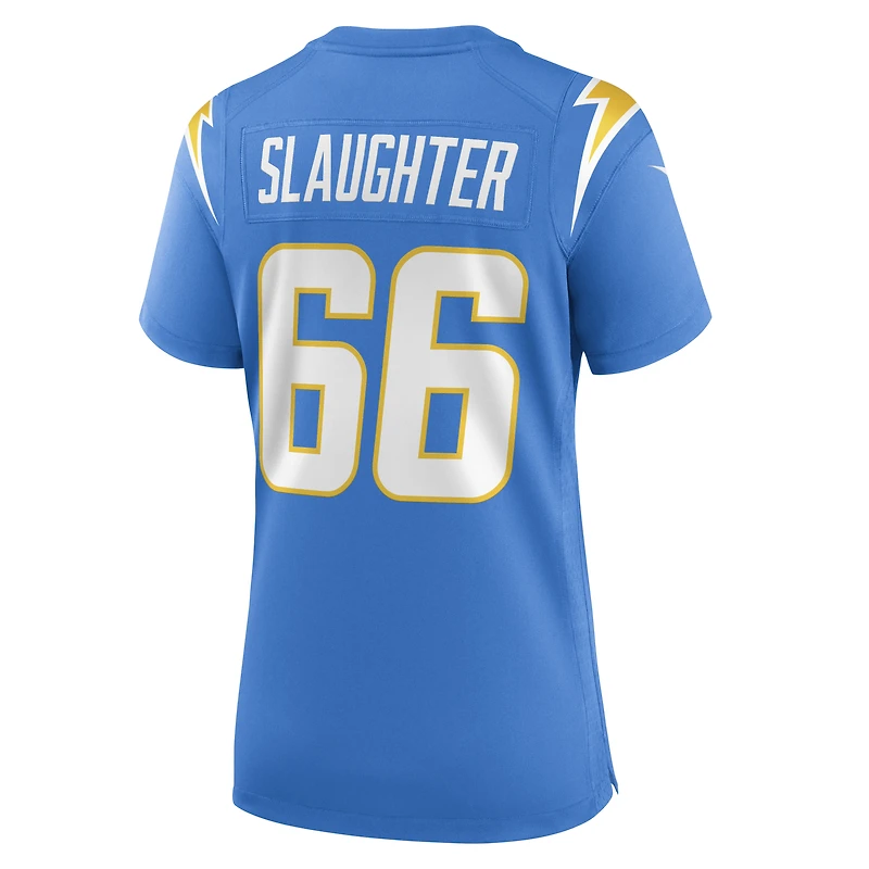 Women's Nike Jake Slaughter Powder Blue Los Angeles Chargers Team Game Jersey