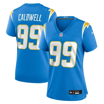 Women's Nike Jamaree Caldwell Powder Blue Los Angeles Chargers Team Game Jersey