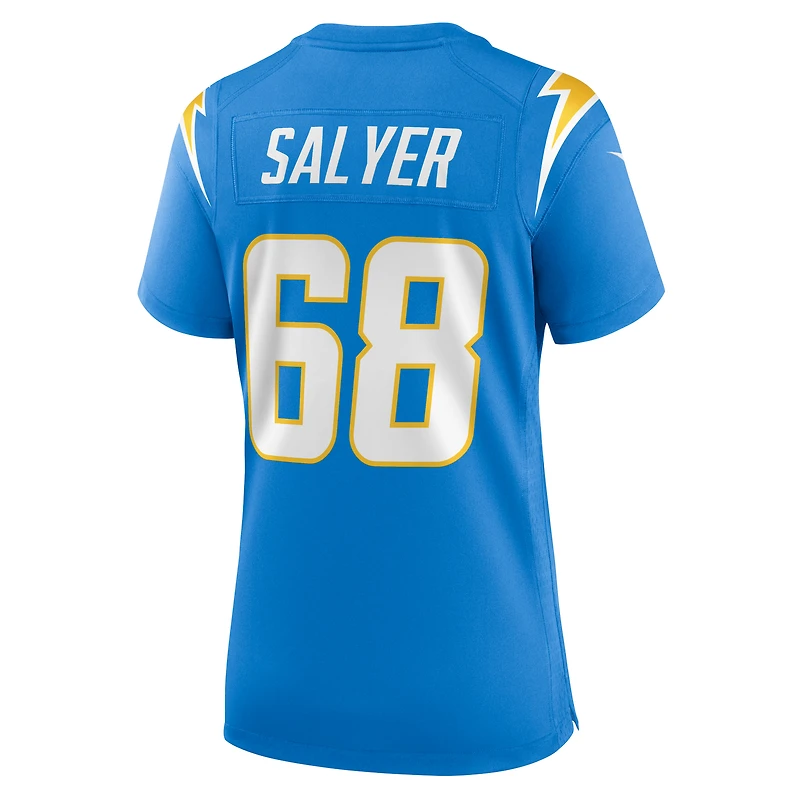 Women's Nike Jamaree Salyer Powder Blue Los Angeles Chargers Game Player Jersey