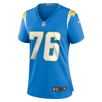 Maillot de match Nike Joe Alt bleu poudre pour femme des Los Angeles Chargers