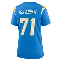 Women's Nike Jordan McFadden Powder Blue Los Angeles Chargers Team Game Jersey