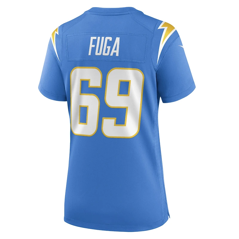 Women's Nike Josh Fuga  Powder Blue Los Angeles Chargers Team Game Jersey