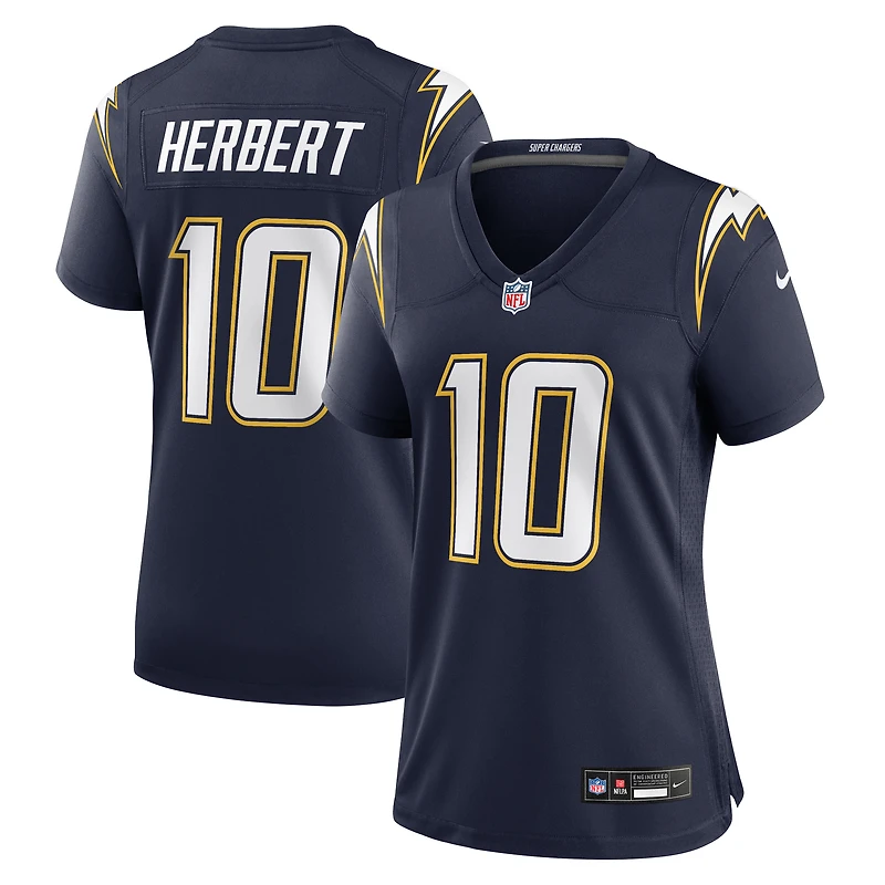 Women's Nike Justin Herbert Navy Los Angeles Chargers Alternate Super Game Jersey