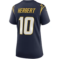 Maillot de match Nike Justin Herbert des Chargers Los Angeles pour femme, bleu marine