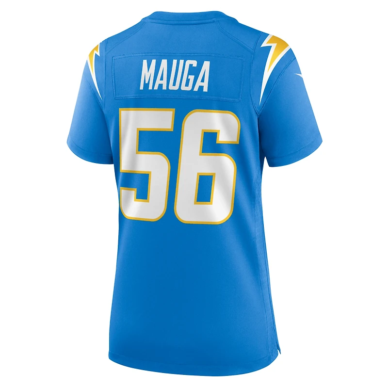 Women's Nike Kanai Mauga  Powder Blue Los Angeles Chargers Team Game Jersey