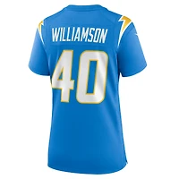 Women's Nike Kendall Williamson  Powder Blue Los Angeles Chargers Team Game Jersey