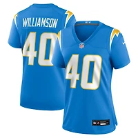 Women's Nike Kendall Williamson  Powder Blue Los Angeles Chargers Team Game Jersey