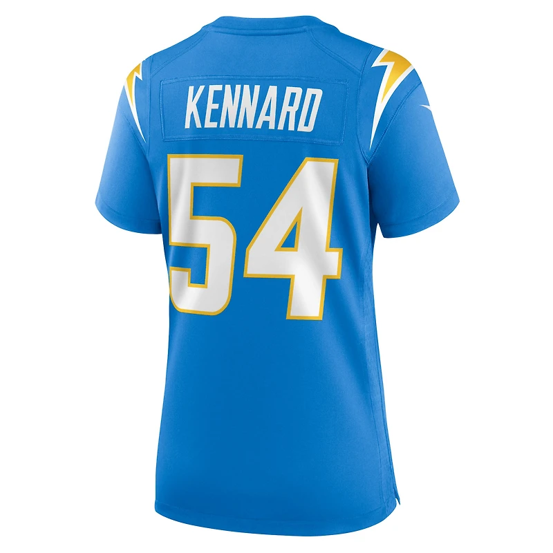 Women's Nike Kyle Kennard Powder Blue Los Angeles Chargers Team Game Jersey