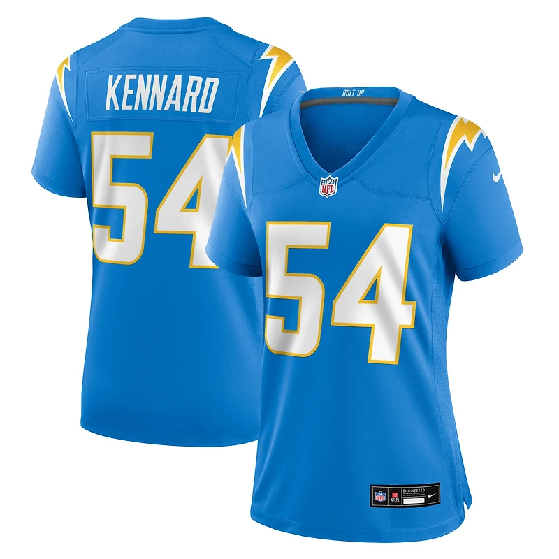 Maillot Nike Kyle Kennard bleu poudre pour femme des Los Angeles Chargers