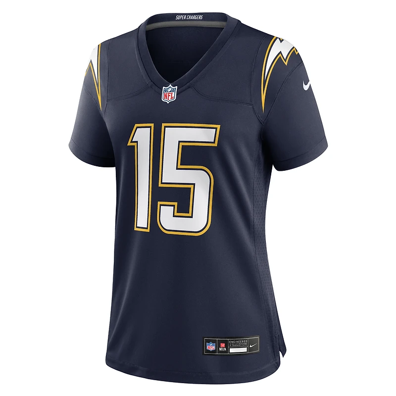 Maillot Nike Ladd McConkey bleu marine pour femme des Los Angeles Chargers, équipe alternative Super Chargers