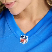 Maillot de match Nike Logan Taylor bleu poudré pour femme, Los Angeles Chargers