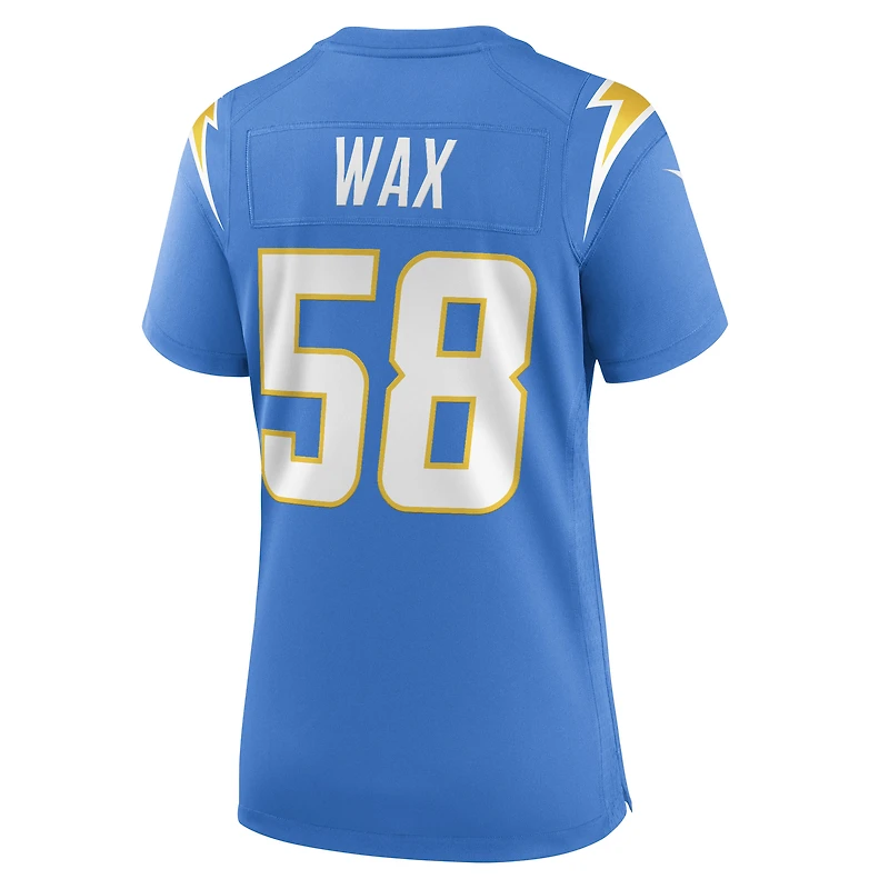 Women's Nike Marlowe Wax Powder Blue Los Angeles Chargers Team Game Jersey