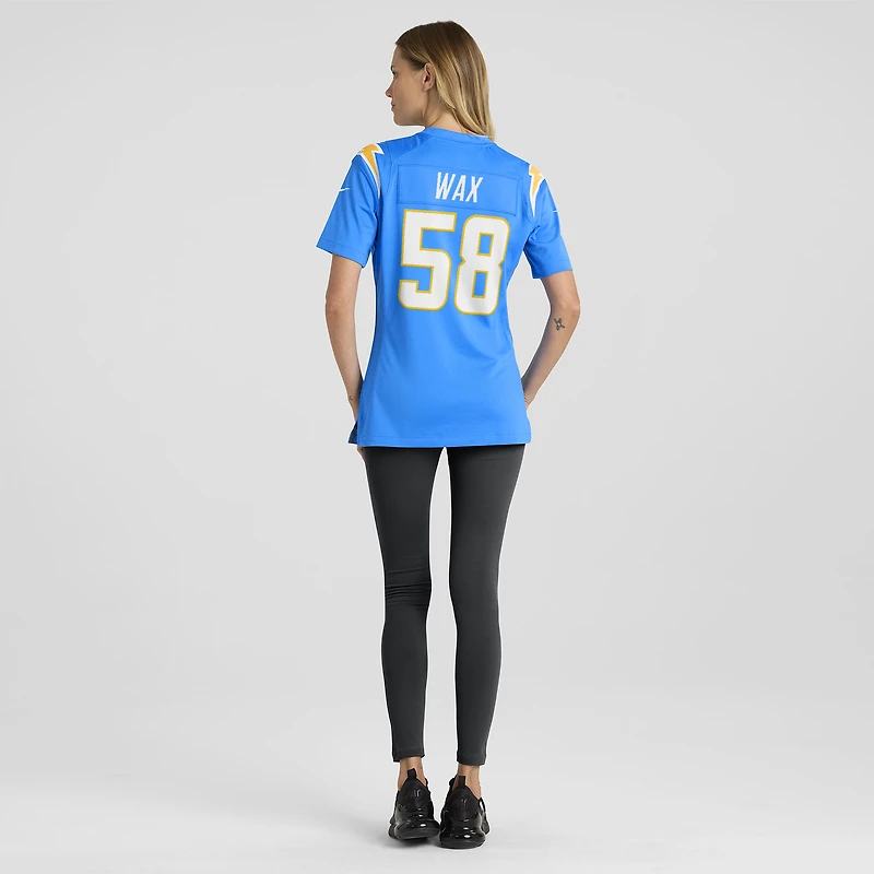 Women's Nike Marlowe Wax  Powder Blue Los Angeles Chargers Team Game Jersey