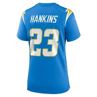 Women's Nike Matt Hankins  Powder Blue Los Angeles Chargers Team Game Jersey