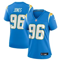 Women's Nike Naquan Jones  Powder Blue Los Angeles Chargers Team Game Jersey