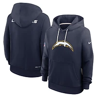 Sweat à capuche Nike Dri-FIT Standard Issue bleu marine des Los Angeles Chargers pour femme