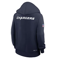 Sweat à capuche Nike Dri-FIT Standard Issue bleu marine des Los Angeles Chargers pour femme