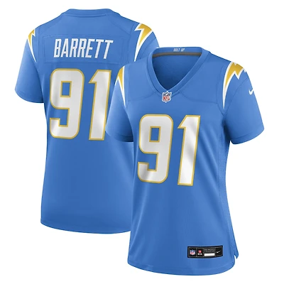 Women's Nike Nick Barrett  Powder Blue Los Angeles Chargers Team Game Jersey