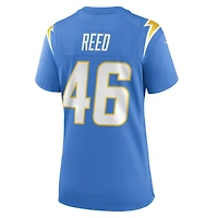 Women's Nike Nikko Reed  Powder Blue Los Angeles Chargers Team Game Jersey