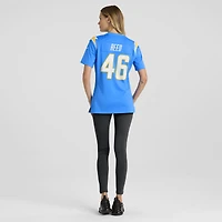 Women's Nike Nikko Reed  Powder Blue Los Angeles Chargers Team Game Jersey