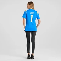 Women's Nike Number 1 Bride Powder Blue Los Angeles Chargers Game Jersey