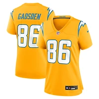 Women's Nike Oronde Gadsden  Gold Los Angeles Chargers Alternate Charger Power Game Jersey