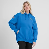 Sweat à capuche en molleton Sideline Club des Los Angeles Chargers 2023 Nike Powder Blue pour femme