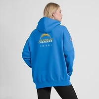 Sweat à capuche en molleton Sideline Club des Los Angeles Chargers 2023 Nike Powder Blue pour femme