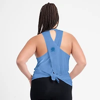 Débardeur Nike Dri-FIT bleu poudre Los Angeles Chargers Glory Crisscross pour femme